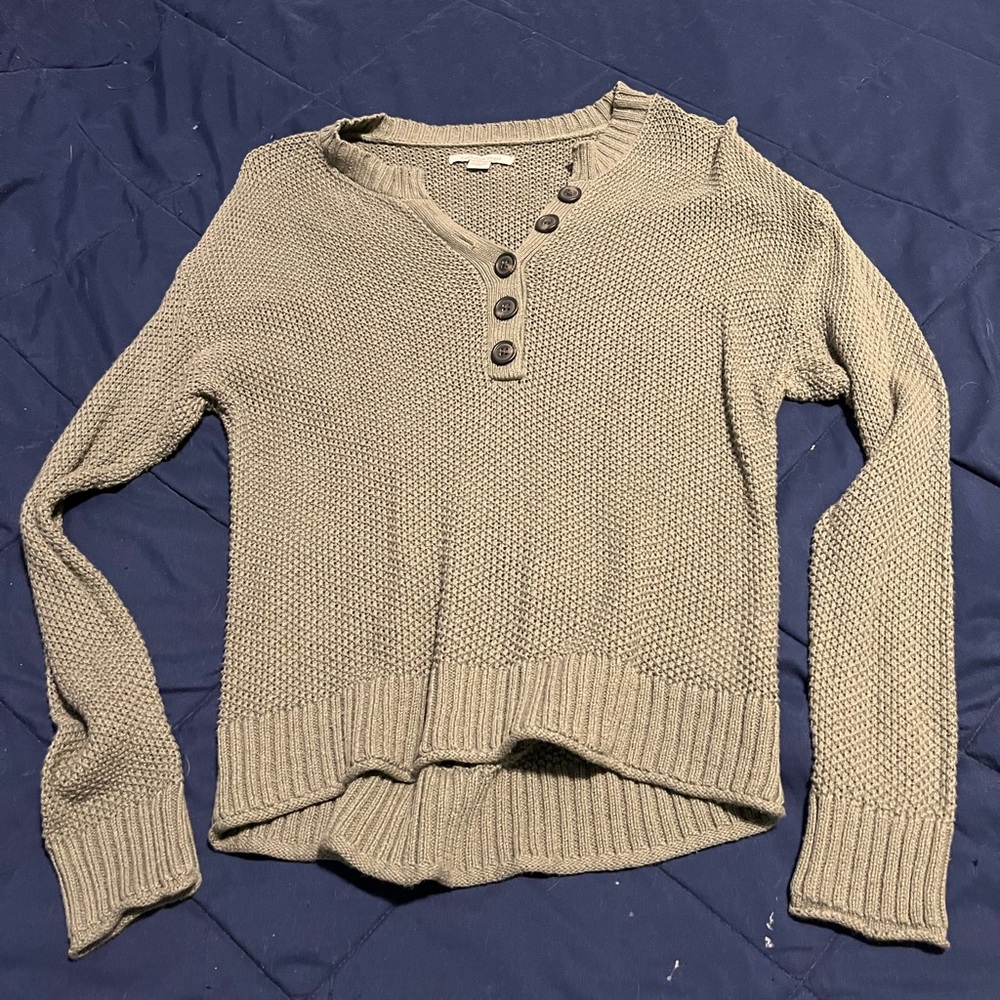 American eagle XS Olive green knit sweater